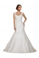 Lace Cap Sleeves V-Neck Ivory Mermaid Wedding Dress Sudbury