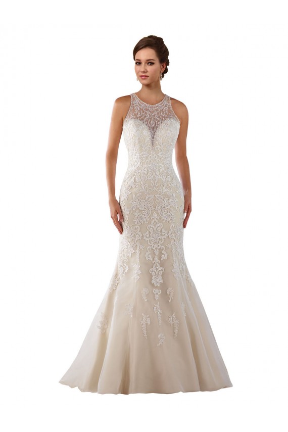 Lace Chapel Train Sweetheart Mermaid Bridal Gown Sudbury
