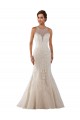 Lace Chapel Train Sweetheart Mermaid Bridal Gown Sudbury