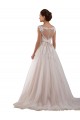 Tulle & Lace Keyhole Back Chapel Train Sweetheart Ball Gown Wedding Dress Sudbury