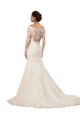 Lace Chapel Train Bateau Neck Mermaid Sexy Wedding Dress Sudbury