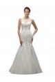 Tulle & Lace Sweep Train Illusion Neck Mermaid Wedding Dress Sudbury
