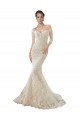 Tulle & Lace Chapel Train Off the Shoulder Mermaid Wedding Dress Sudbury