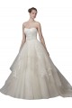 Tulle & Lace Low Back Chapel Train Scoop Neck Ball Gown Wedding Dress Sudbury