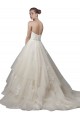 Tulle & Lace Low Back Chapel Train Scoop Neck Ball Gown Wedding Dress Sudbury