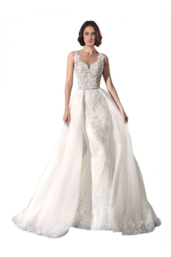 Tulle & Lace Chapel Train Sweetheart Mermaid Wedding Dress Sudbury