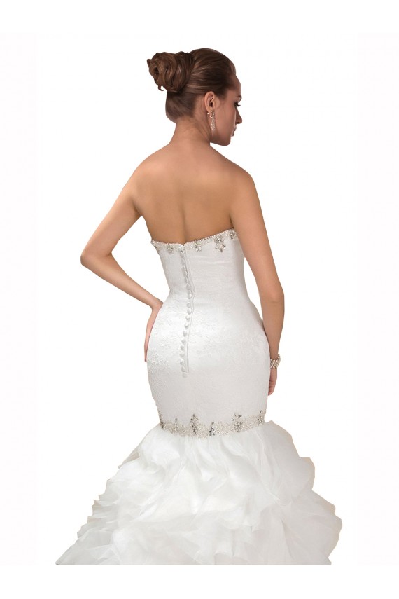 Tulle Chapel Train Sweetheart Mermaid Wedding Dress Sudbury