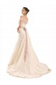 Lace Chapel Train Off the Shoulder A-Line Beach Wedding Dress Sudbury