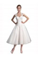 Tulle & Lace Tea Length Sweetheart A-Line Beach Wedding Dress Sudbury