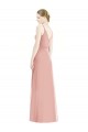 Soft Chiffon Long Spaghetti Straps A-Line Formal Dress / Bridesmaid Dress Sudbury