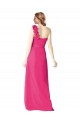 Soft Chiffon Long One Shoulder Azalea A-Line Bridesmaid Gown Sudbury