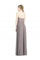Soft Chiffon Long Sweetheart Dusty Rose A-Line Bridesmaid Dress Sudbury