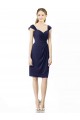 Soft Chiffon Knee Length Sweetheart Sheath Bridesmaid Dress Sudbury