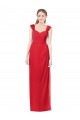Soft Chiffon Long Sweetheart Red A-Line Formal Dress / Bridesmaid Dress Sudbury