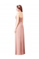 Soft Chiffon Long Sweetheart Bliss Pink A-Line Bridesmaid Dress Sudbury