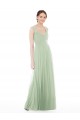 Soft Chiffon Long Sweetheart Sage A-Line Formal Dress / Bridesmaid Dress Sudbury