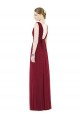 Soft Chiffon Long V-Neck A-Line Bridesmaid Gowns Sudbury
