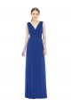 Soft Chiffon Long V-Neck A-Line Bridesmaid Gowns Sudbury