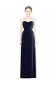 Soft Chiffon Long Sweetheart A-Line Formal Evening Gown / Bridesmaid Dress Sudbury