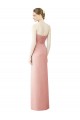 Soft Chiffon Long Sweetheart Bliss Pink A-Line High Low Bridesmaid Dress Sudbury