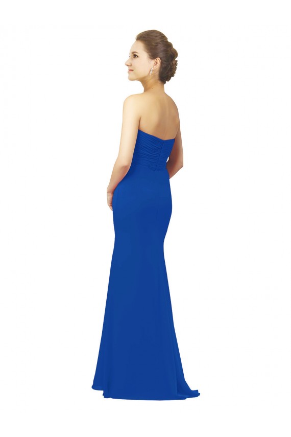 Chiffon Long Sweetheart A-Line Bridesmaid Dress / Evening Gowns Sudbury