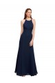 Soft Chiffon Long Halter Neck Mermaid Prom Dress / Bridesmaid Dress Sudbury