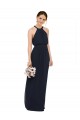 Chiffon Long Halter Neck A-Line Bridesmaid Dress Sudbury