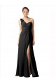 Soft Chiffon Long One Shoulder A-Line Bridesmaid Dress / Formal Dress Sudbury