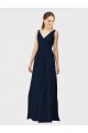Chiffon Long V-Neck A-Line Bridesmaid Dresses / Formal Dresses Sudbury