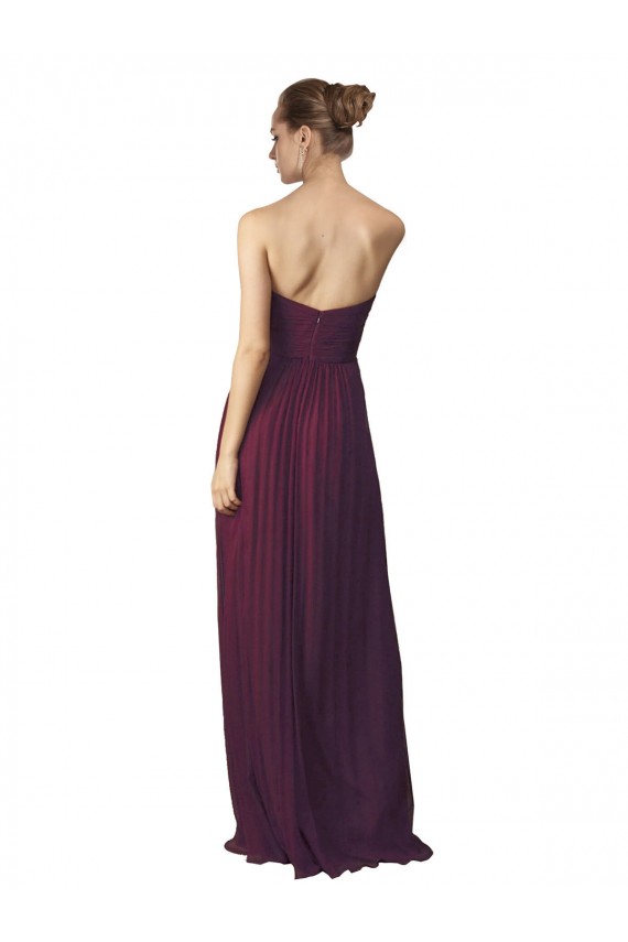 Soft Chiffon Long Sweetheart A-Line Bridesmaid Dress / Formal Dress Sudbury