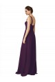 Soft Chiffon Sweep Train Spaghetti Straps A-Line Bridesmaid Dress Sudbury