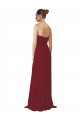 Soft Chiffon Long Sweetheart Burgundy A-Line Bridesmaid Dresses Sudbury