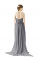 Luxe Chiffon Open Back Long Sweetheart A-Line Bridesmaid Dress / Evening Dress Sudbury