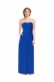 Soft Chiffon Open Back Long Sweetheart Sheath Bridesmaid Dress Sudbury
