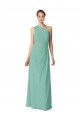 Soft Chiffon Long One Shoulder Jade A-Line Bridesmaid Dress Sudbury