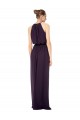 Chiffon Long Spaghetti Straps Pink A-Line Bridesmaid Dress Sudbury