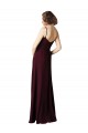 Soft Chiffon Long V-Neck A-Line Bridesmaid Gown Sudbury