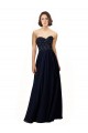 Soft Chiffon Long Sweetheart Sheath Bridesmaid Dress / Formal Dress Sudbury