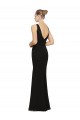 Soft Chiffon Long V-Neck Sheath Bridesmaid Gown Sudbury