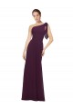 Soft Chiffon Long One Shoulder A-Line Bridesmaid Dresses Sudbury