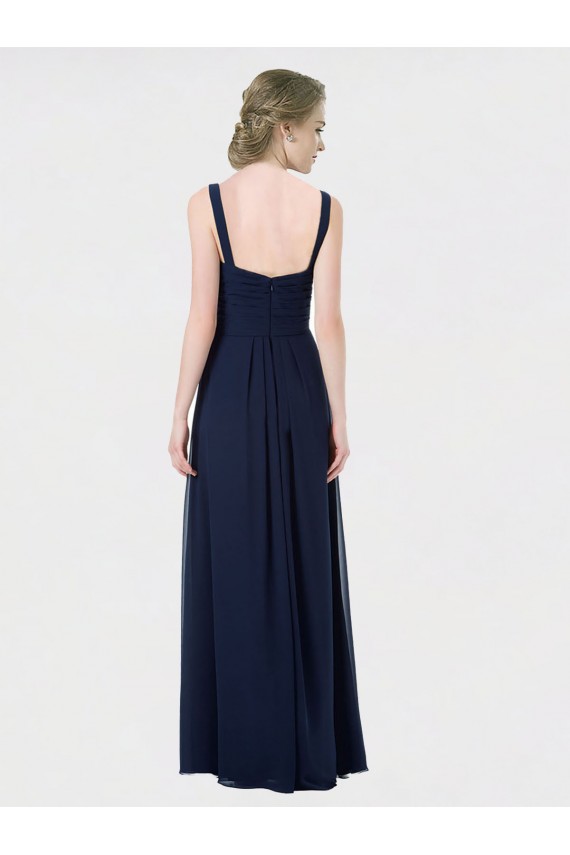 Lxue Chiffon Low Back Long Sweetheart A-Line Bridesmaid Dress Sudbury