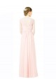 Soft Chiffon V-Back Long Sweetheart A-Line Bridesmaid Dress Sudbury