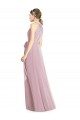 Soft Chiffon Long Halter Neck Primrose A-Line Bridesmaid Dress Sudbury
