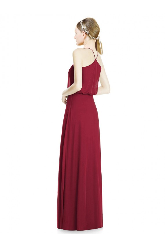 Soft Chiffon Long V-Neck A-Line Evening Gowns / Bridesmaid Dress Sudbury