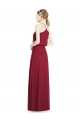 Soft Chiffon Long V-Neck A-Line Evening Gowns / Bridesmaid Dress Sudbury