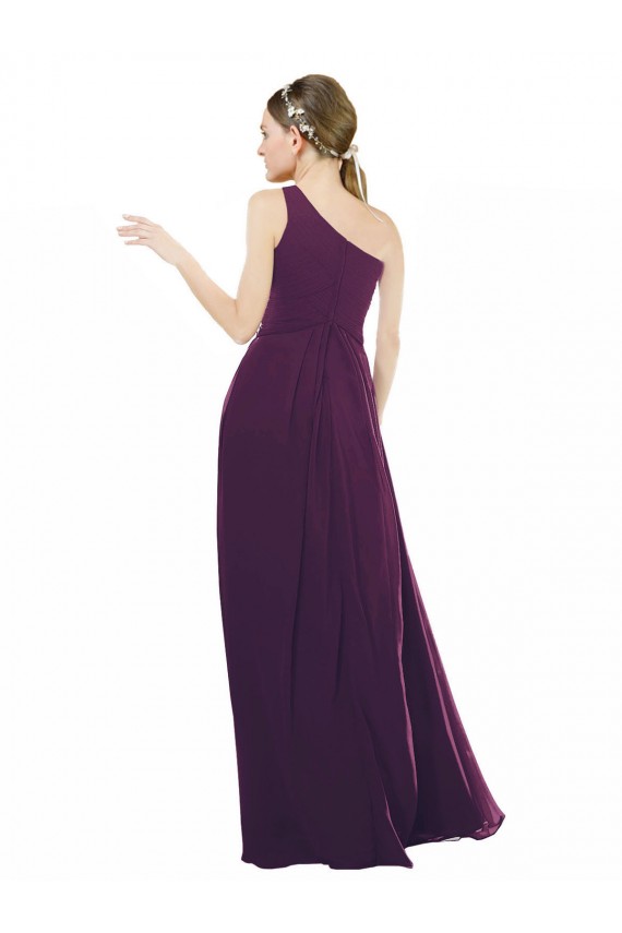 Chiffon Long One Shoulder A-Line Bridal Party Dress / Evening Dress Sudbury
