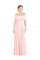Soft Chiffon Long Off the Shoulder A-Line Formal Bridesmaid Dress Sudbury