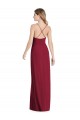 Soft Chiffon Open Back Long Spaghetti Straps A-Line Semi Formal Evening Dress / Bridesmaid Dress Sudbury