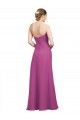 Soft Chiffon Open Back Long Sweetheart A-Line Bridesmaid Dress Sudbury