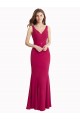 Soft Chiffon V-Back Long V-Neck Mermaid Prom Dress / Bridesmaid Dress Sudbury